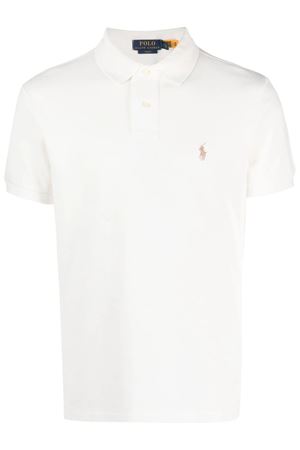 White cotton polo shirt RALPH LAUREN | 710536856367WHITE
